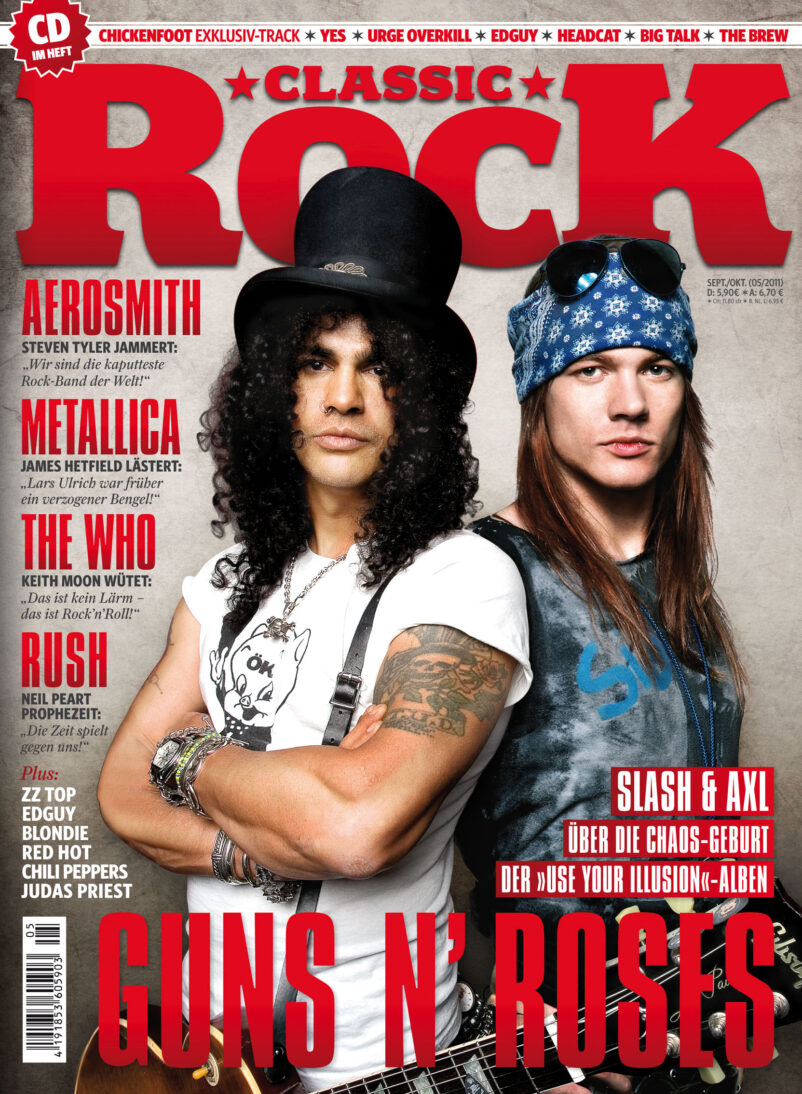Classic Rock Nr. 09 - Guns N' Roses - Ausgabe 05/2011 (September/Oktober 2011) - inkl. CD