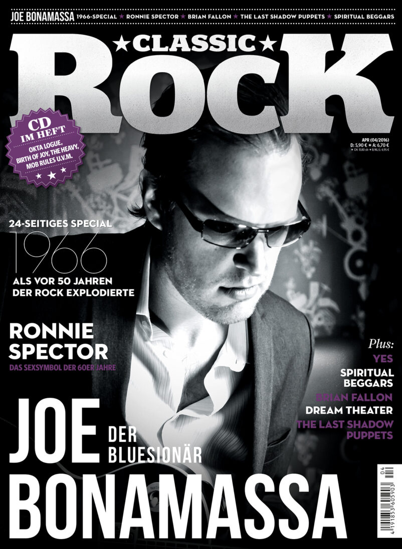 Classic Rock Nr. 49 - Joe Bonamassa - Ausgabe 04/2016 (April) - inkl. CD