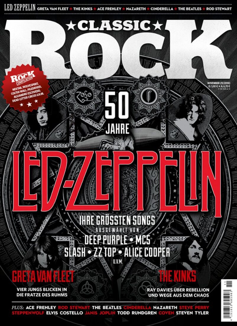 Classic Rock Nr. 75 - 50 Jahre LED-ZEPPELIN - Ausgabe 11/2018 (November 2018) - inkl. CD