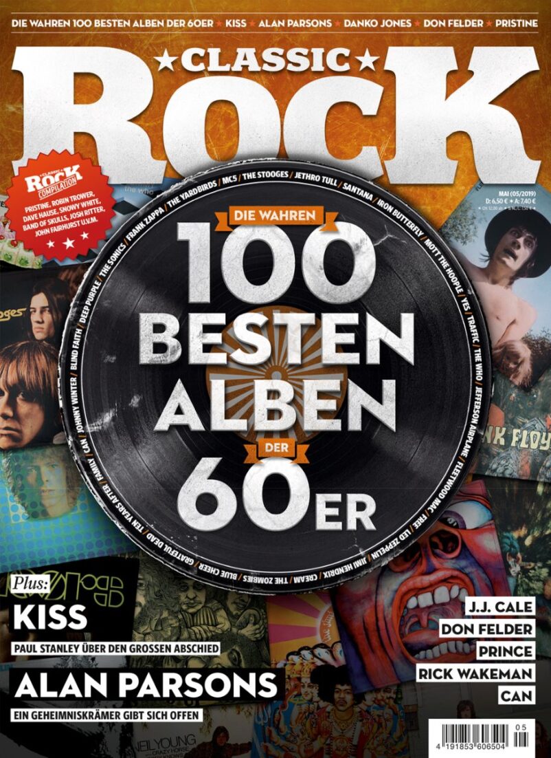 Classic Rock Nr. 80 - Die wahren 100 besten Alben der 60er- Ausgabe 05/2019 (Mai 2019) - inklu. CD