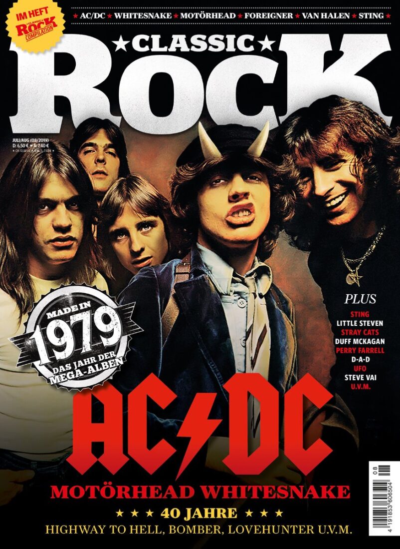 Classic Rock Nr. 82 - AC/DC - Ausgabe 08/2019 (Juli/August 2019) - inkl. CD