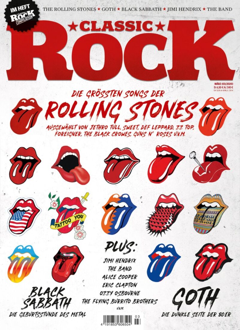 Classic Rock Nr. 88 - Die grössten Songs der Rolling Stones - Ausgabe 03/2020 (März 2020) - inkl. CD