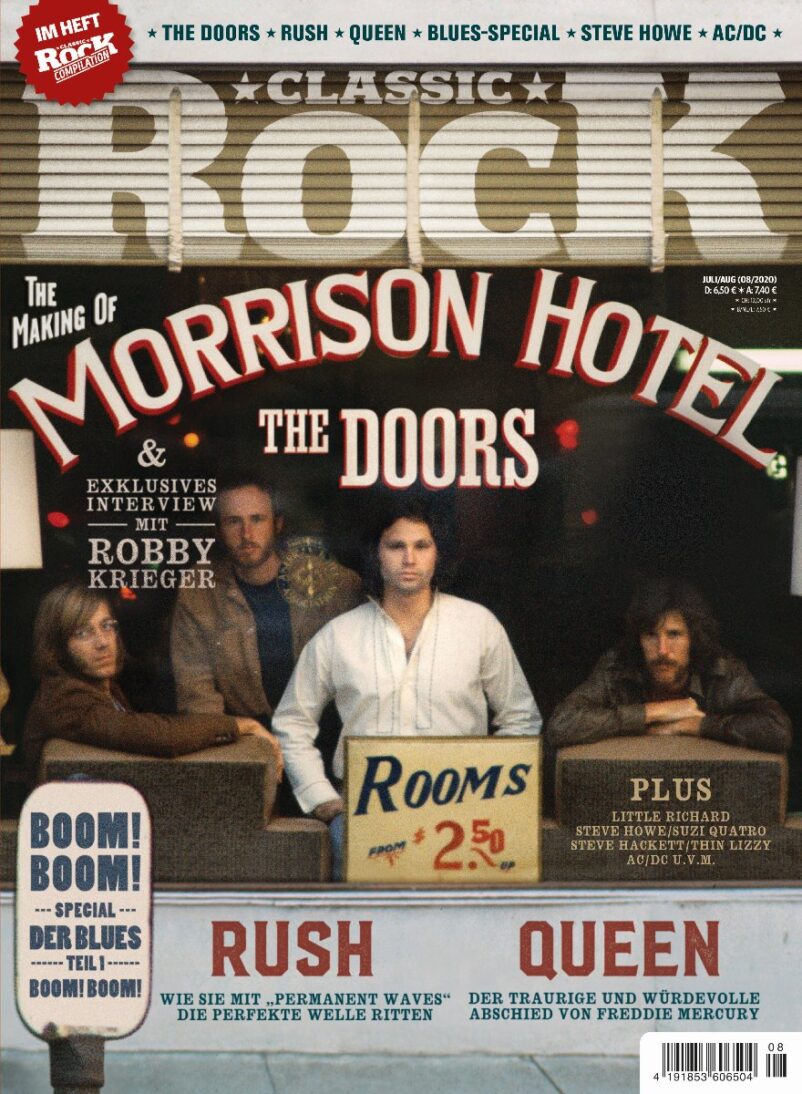 CLASSIC ROCK Nr. 91 - The Doors - The Making Of MORRISON HOTEL - Ausgabe 08/20 (Juli/August 2020) - inkl. CD