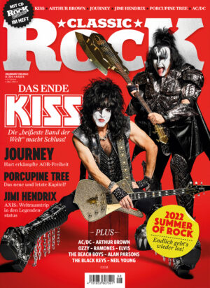 CLASSIC ROCK Nr. 111 – Kiss: Die heißeste Band der Welt macht Schluss – Ausgabe 07/22 (Juli/August 2022) inkl. CD