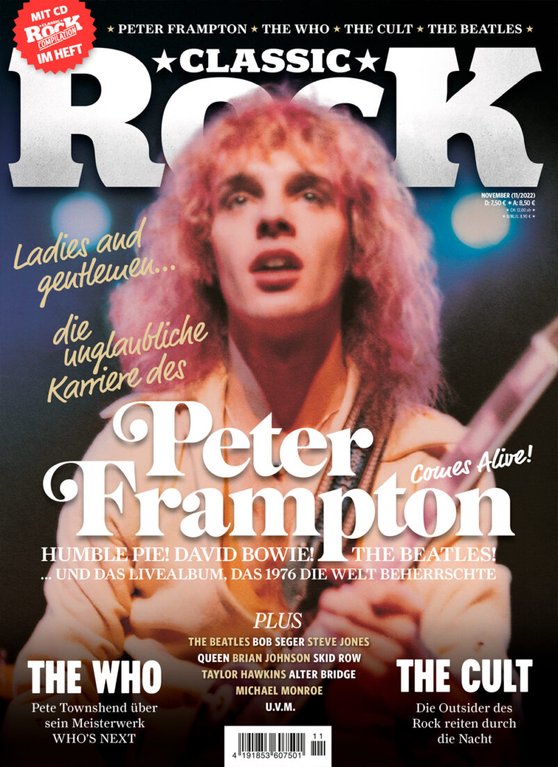 CLASSIC ROCK Nr. 114 - Die unglaubliche Karriere des Peter Frampton - Ausgabe 11/22 (November 2022) inkl. CD